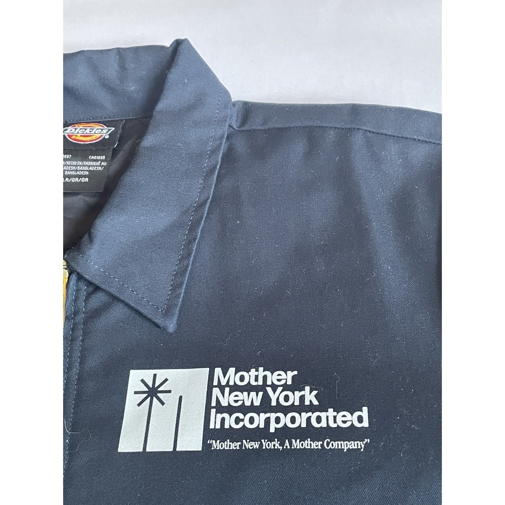 Dickies Mother NYC  Security Jacket Men Large Dark Blue  Insulated Workwear - Picture 6 of 15